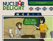 Tablet Screenshot of nucleardelight.com